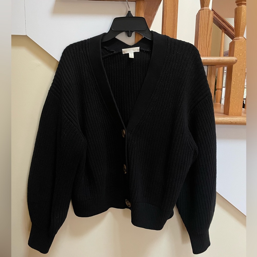 H&M Black Knit Sweater